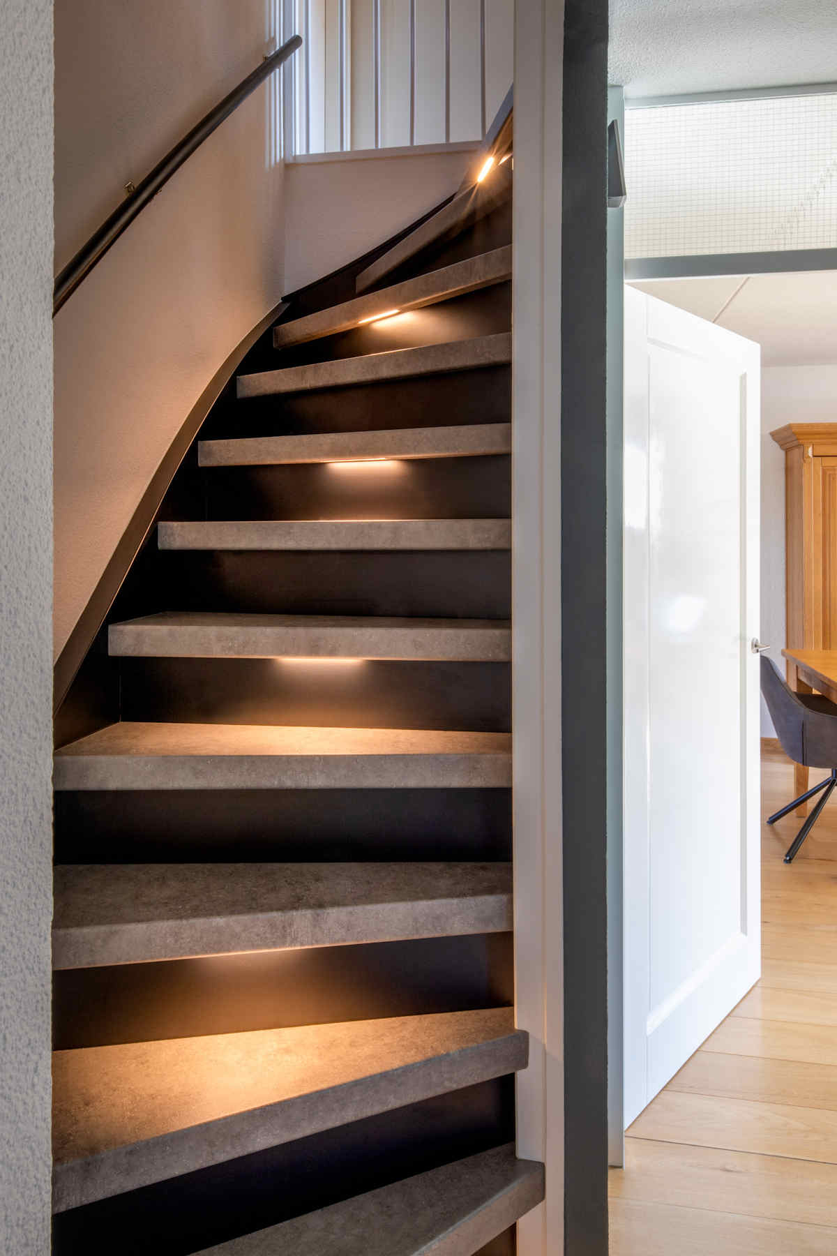 Traprenovatie met verlichting rotterdam